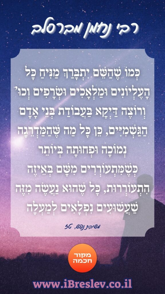 מקבץ סטטוסים וחיזוקים של רבי נחמן מברסלב